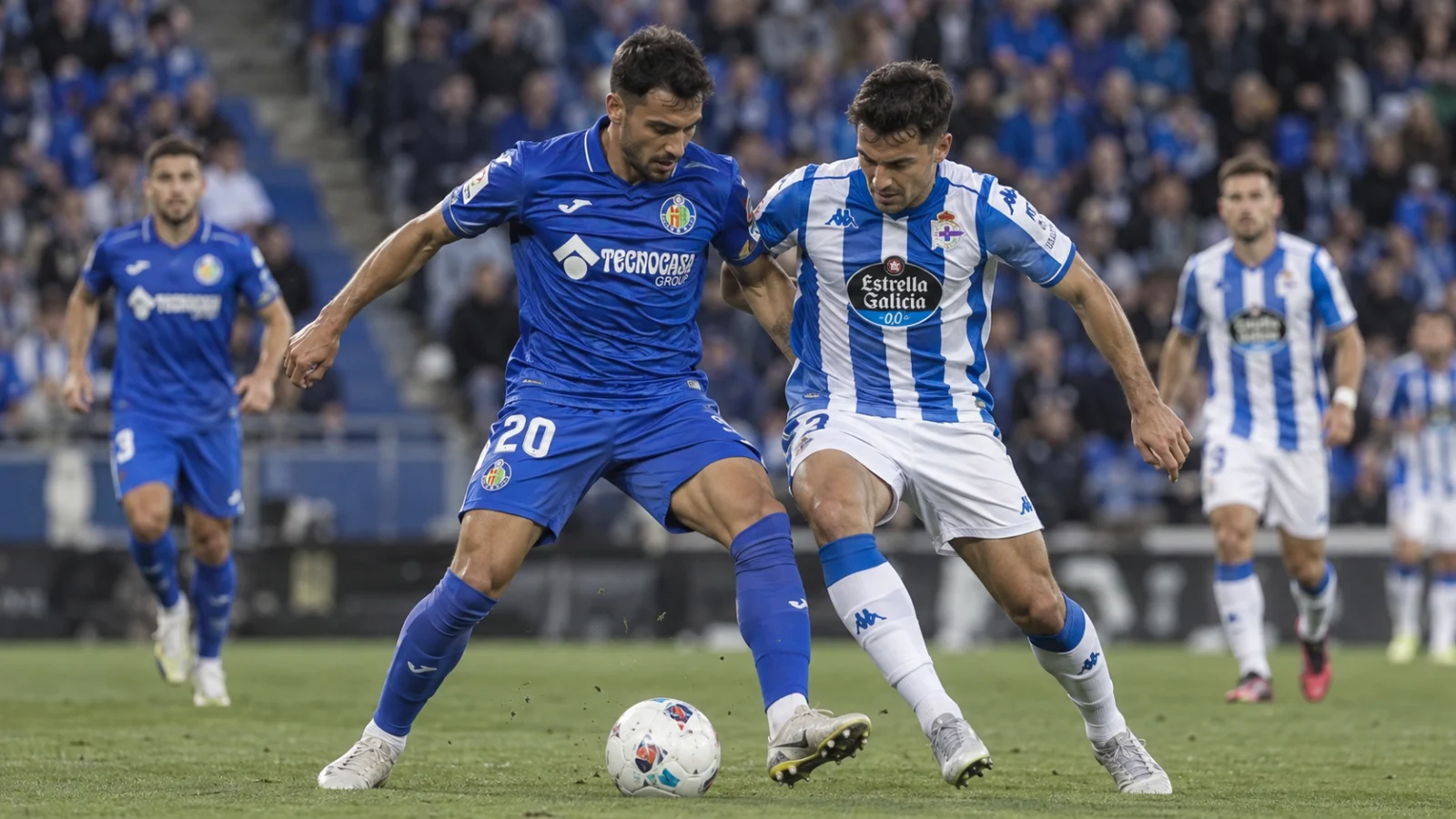 Getafe Deportivo La Coruña duel de Liga entre Getafe CF et Deportivo La Coruña