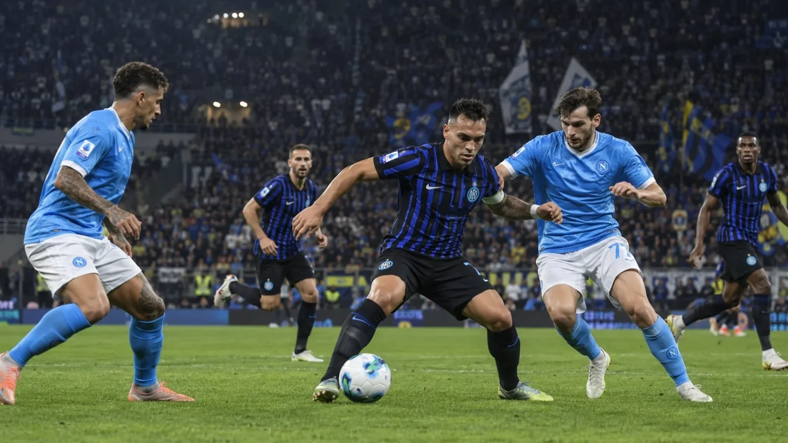Internazionale Napoli : phase de jeu sous pression en Serie A