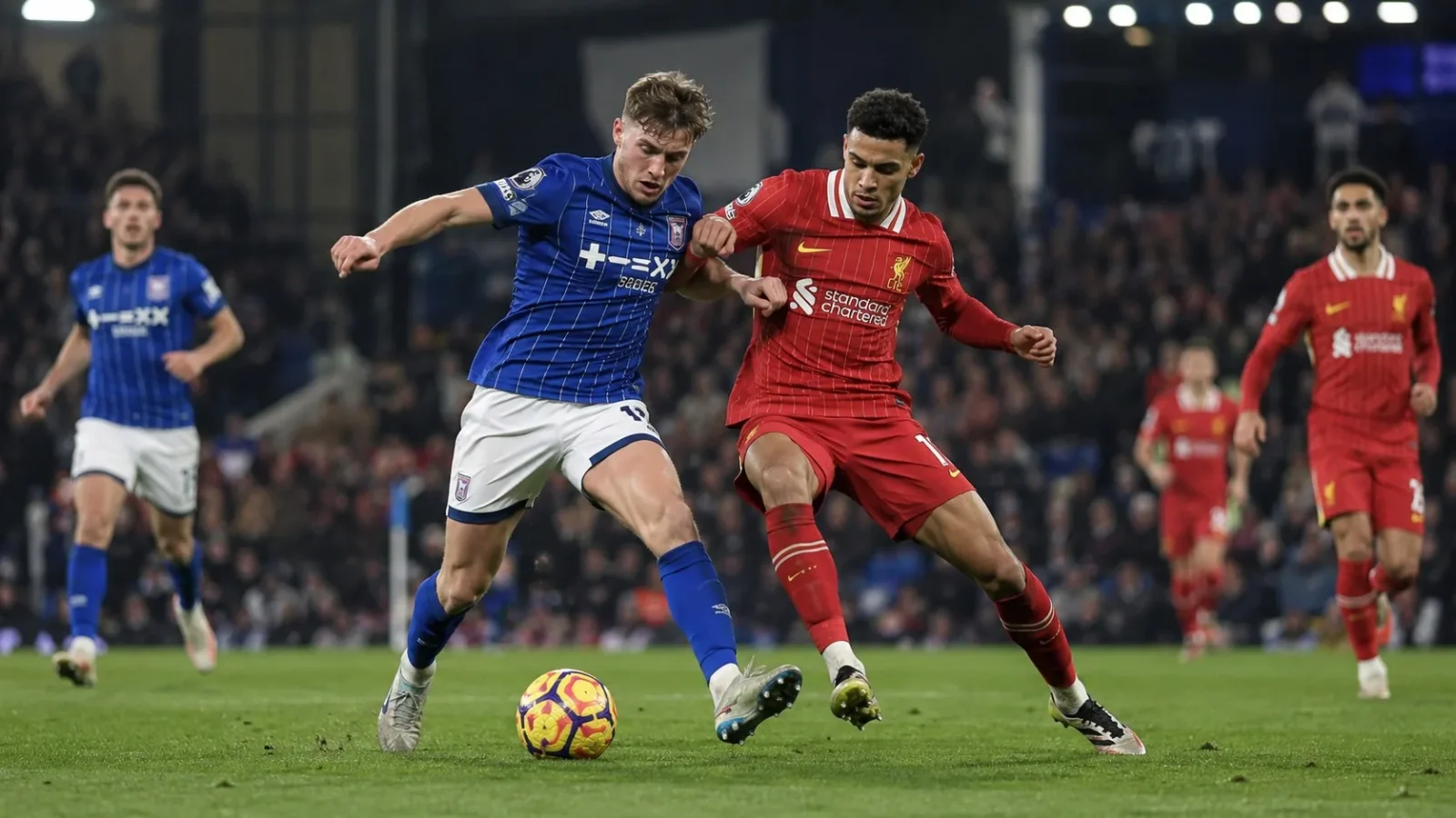 Ipswich Town Liverpool : duel de Premier League à Portman Road