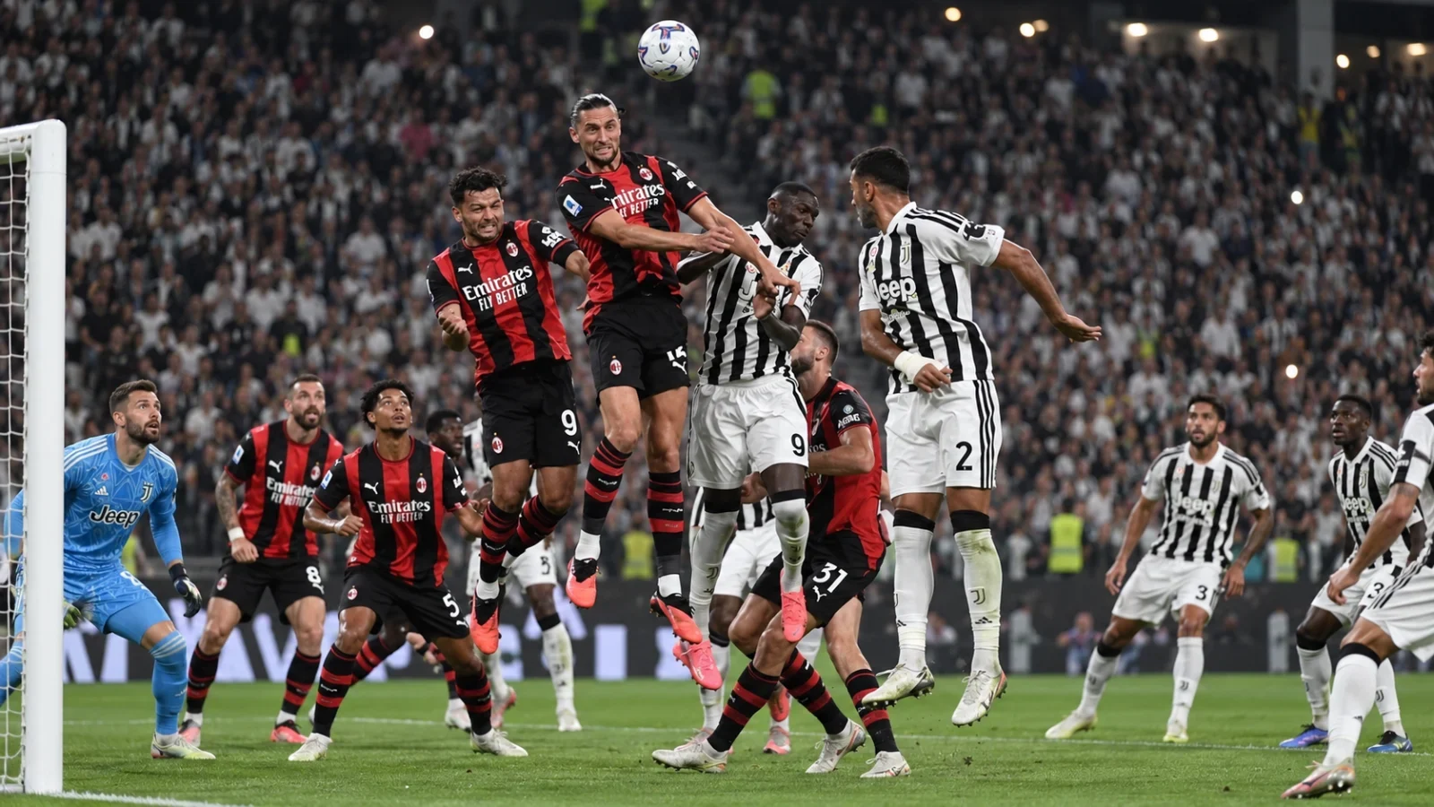 Juventus Milan : Gatti sauve le nul à la 90e