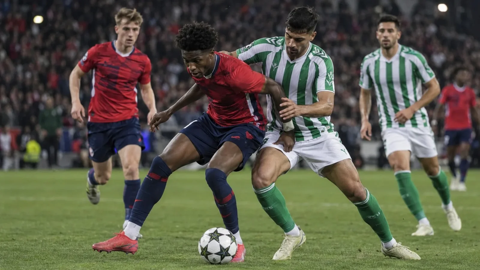 Lille OSC Real Betis Balompié : le Betis gagne 2-3