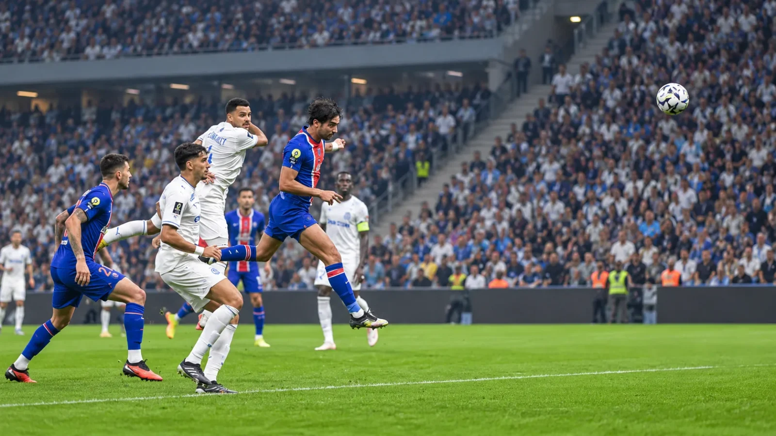 Olympique de Marseille Paris Saint-Germain : séquence de match tendue entre l'OM et le PSG