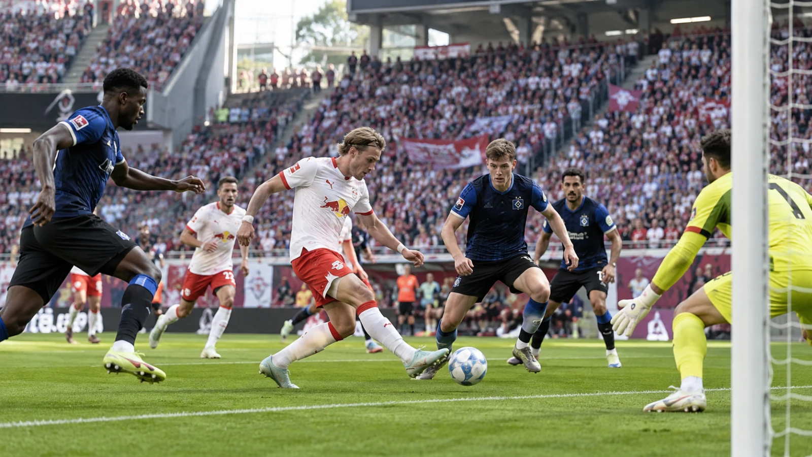 RB Leipzig Hamburger : le 5-0 qui relance Leipzig