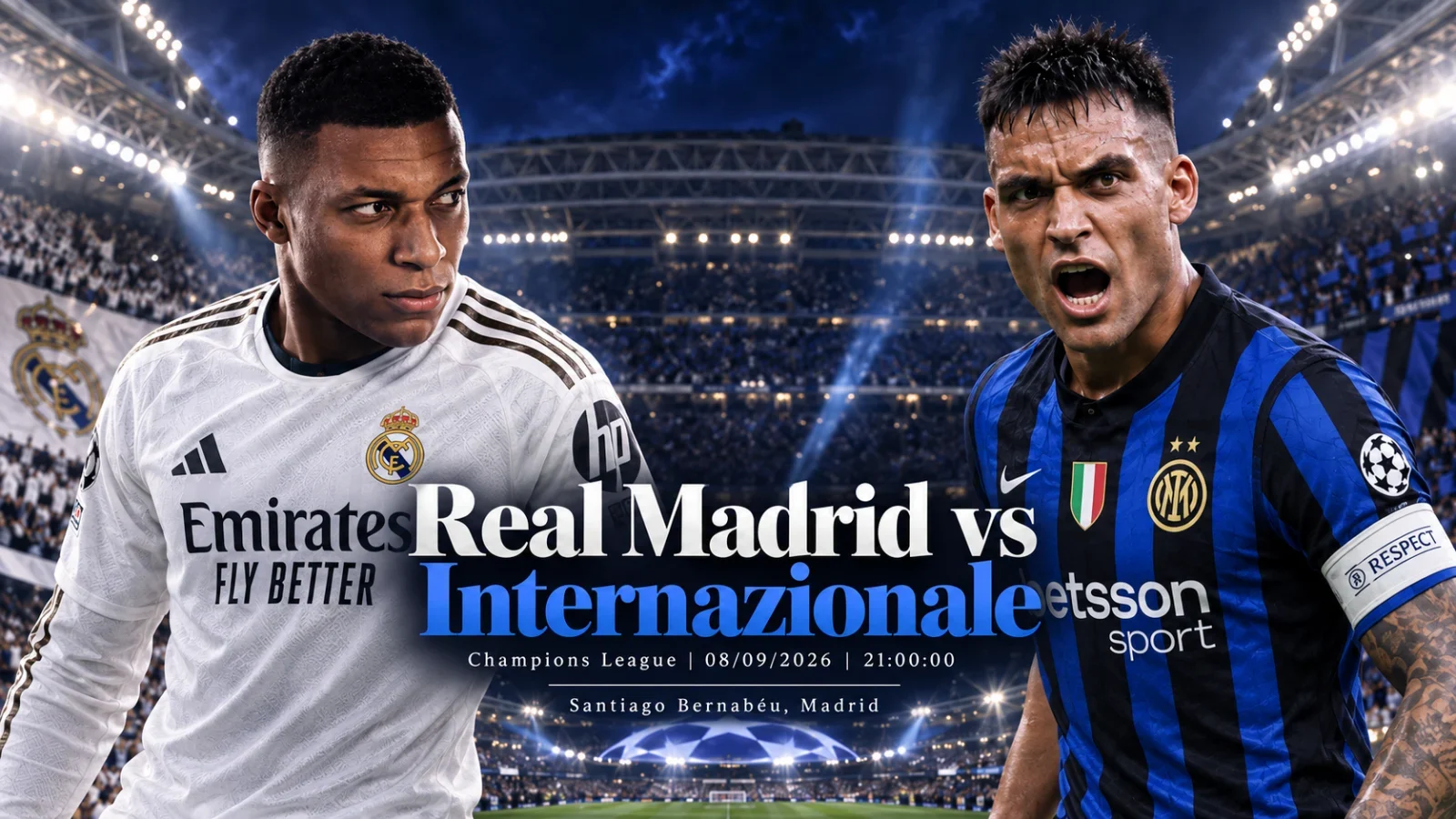 Real Madrid Internazionale pronostic : duel de contrôles