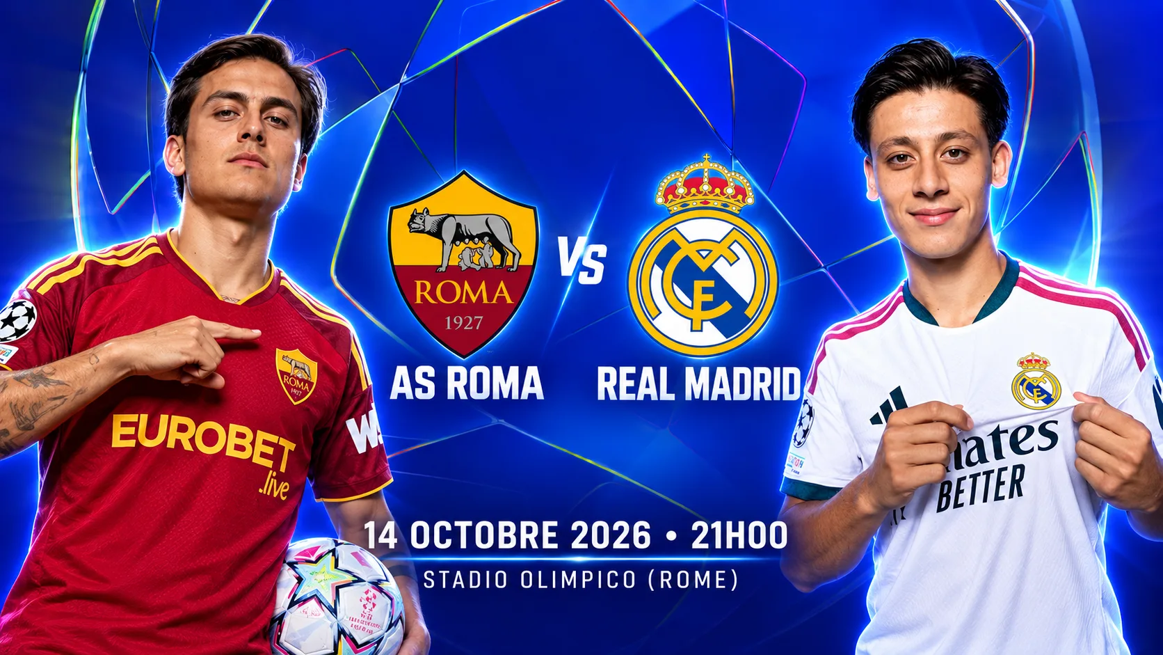 AS Roma Real Madrid CF pronostic : le pressing romain à l’épreuve des transitions