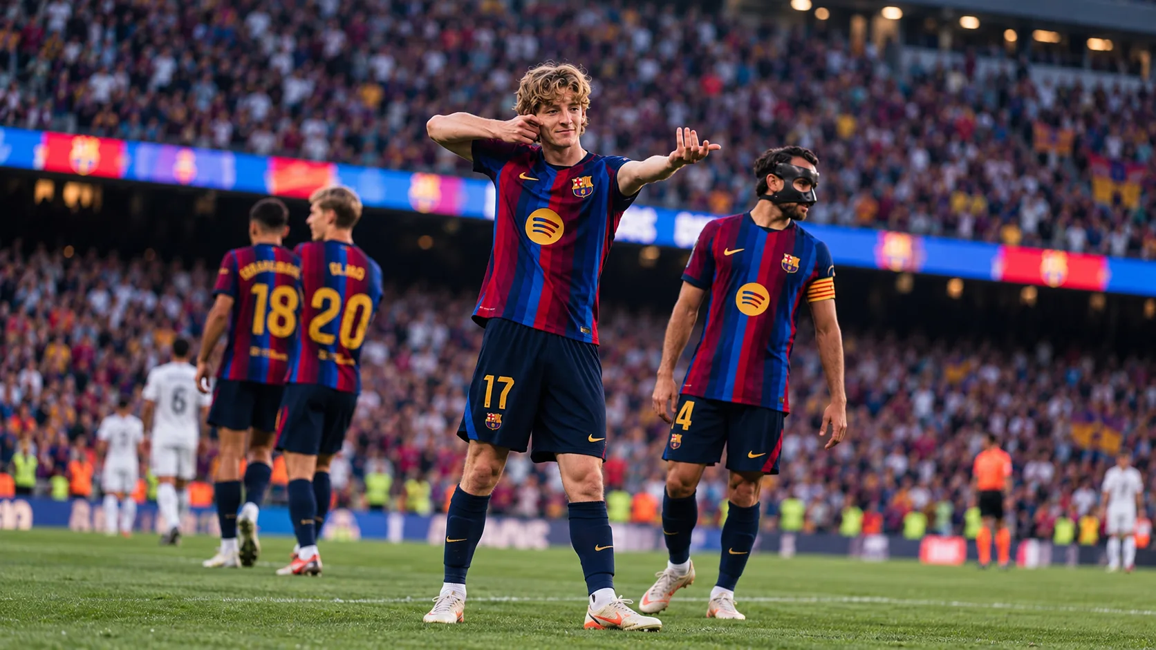 Le Barça prend le large contre Getafe : Gordon, Jesus et Koundé buteurs