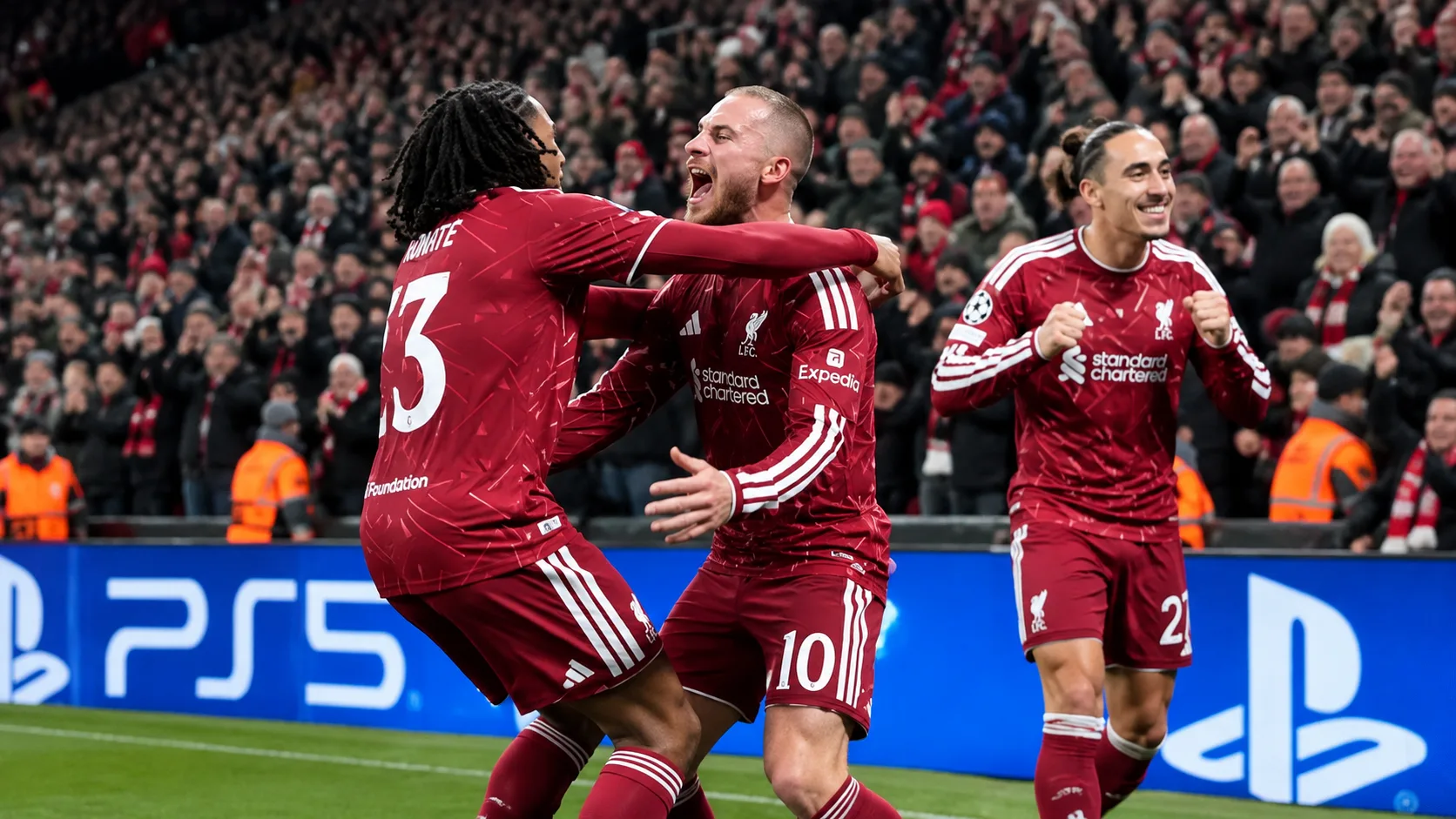 Liverpool renverse Villarreal et s’impose 4-3 après un départ à 0-2