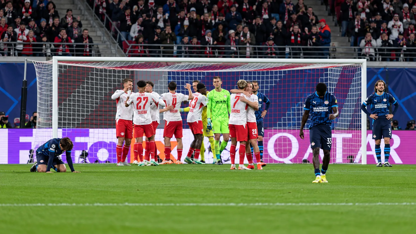 RB Leipzig PSV : Gruda fait la différence à la 75e
