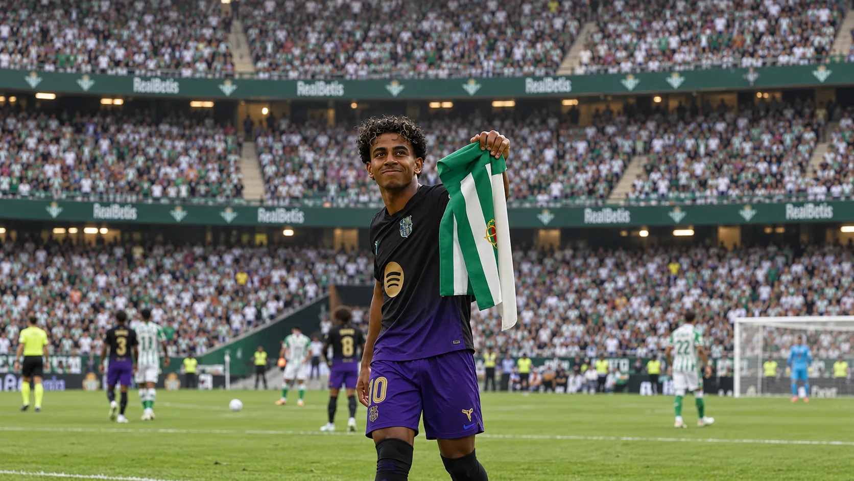 Cinq buts barcelonais, mais le Betis répond deux fois