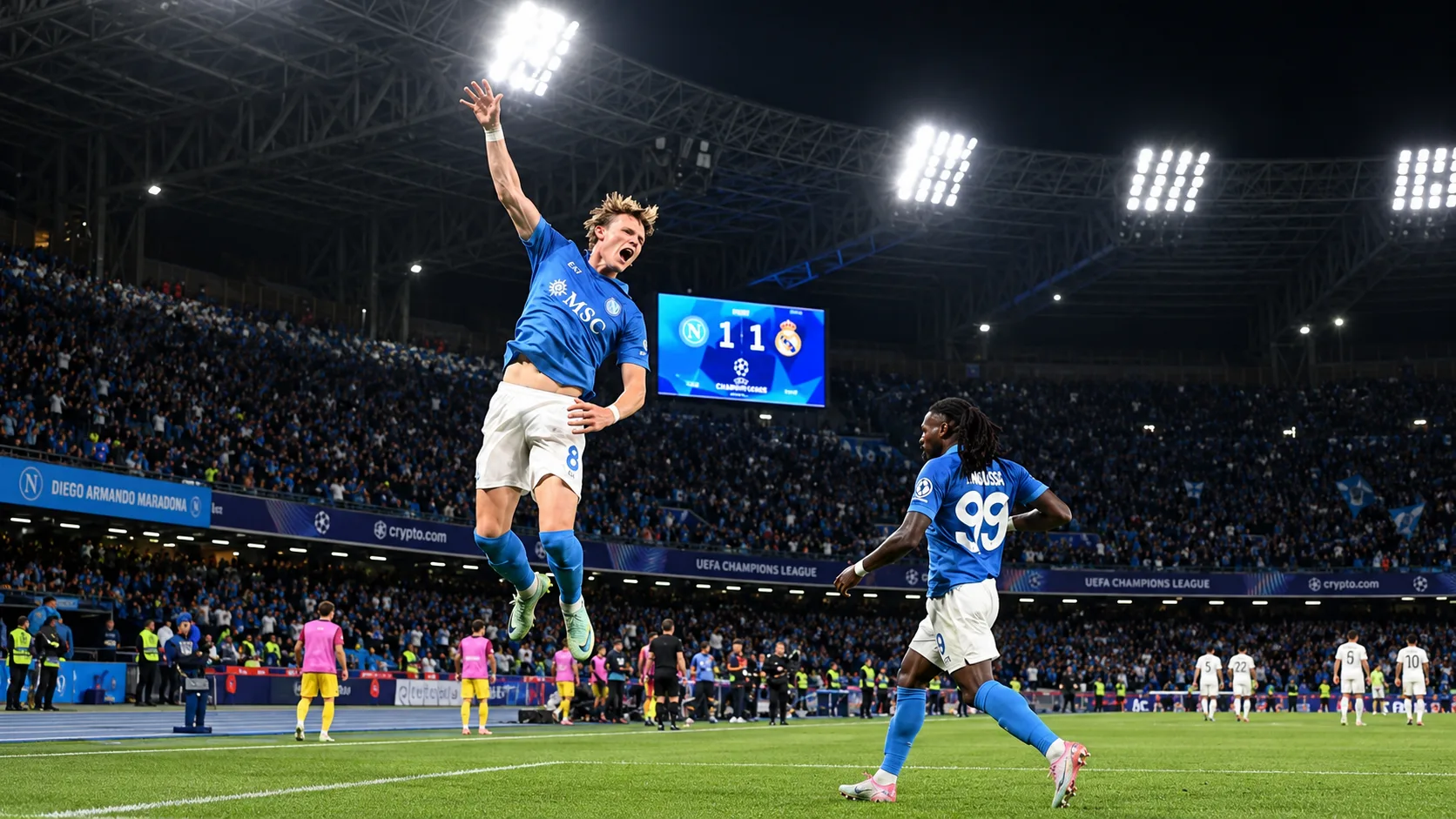Sept buts à Naples : le SSC Napoli s’impose 4-3 face à Bodø/Glimt
