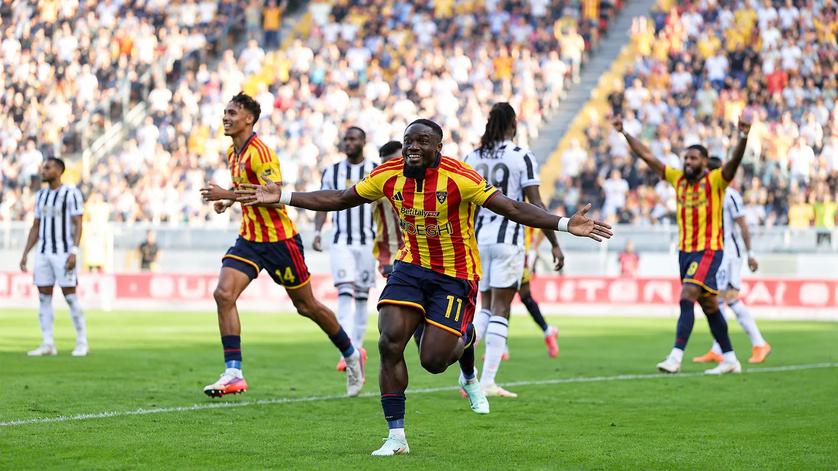 Trois réalisations, aucun but encaissé : Lecce s’impose à Udinese